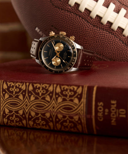 Waterbury Heritage Chronograph 39mm Leather Strap Watch