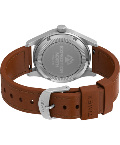 Expedition Field Post Solar 36mm Eco-Friendly Leather Strap Watch