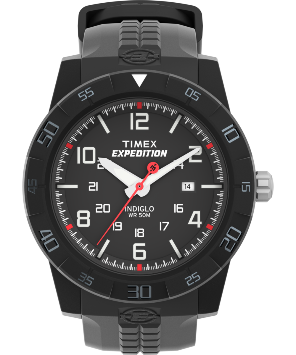 Expedition Rugged Core Analog 43mm Resin Strap Watch