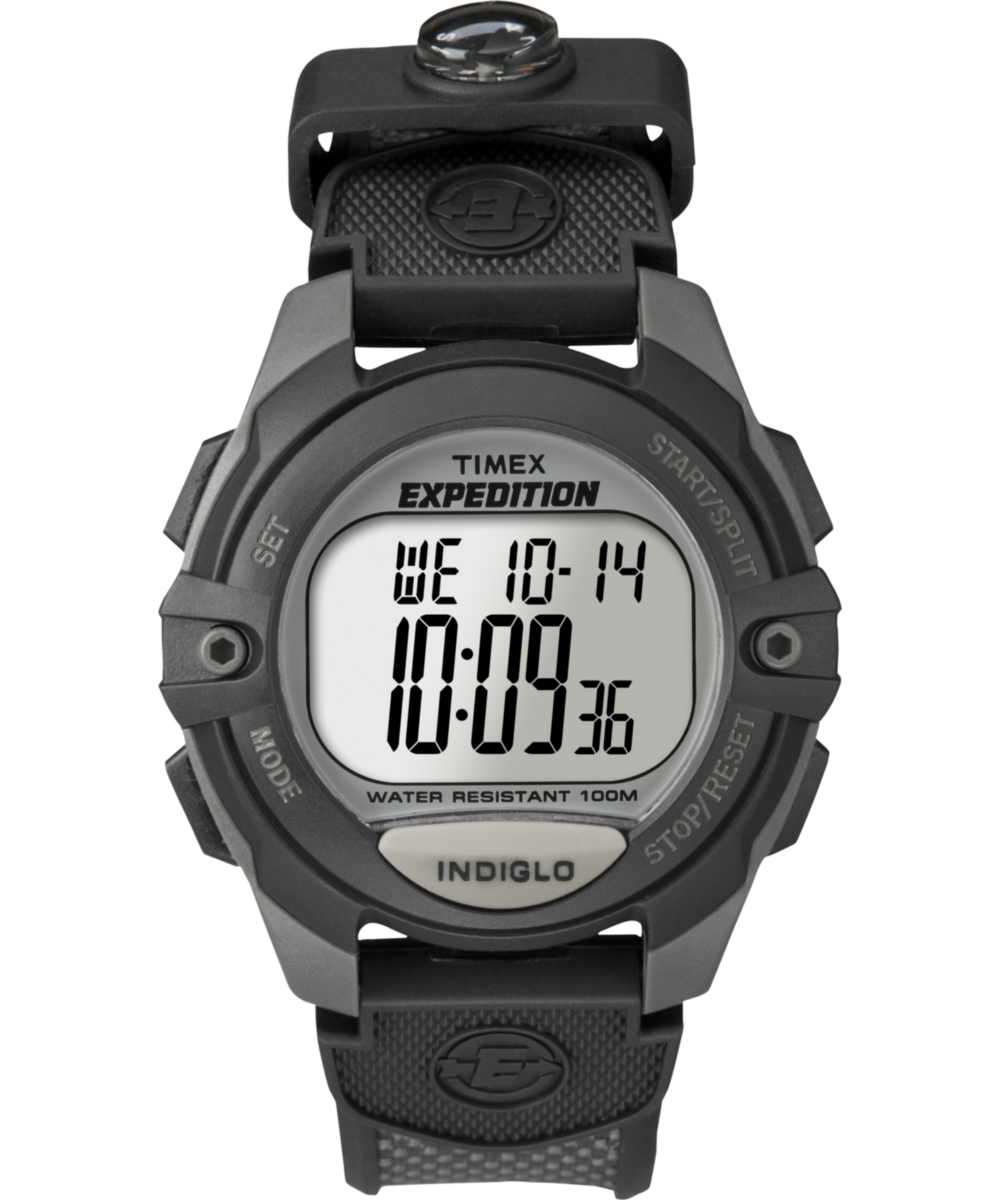 Expedition Chrono Alarm Timer 41mm Resin Strap Watch