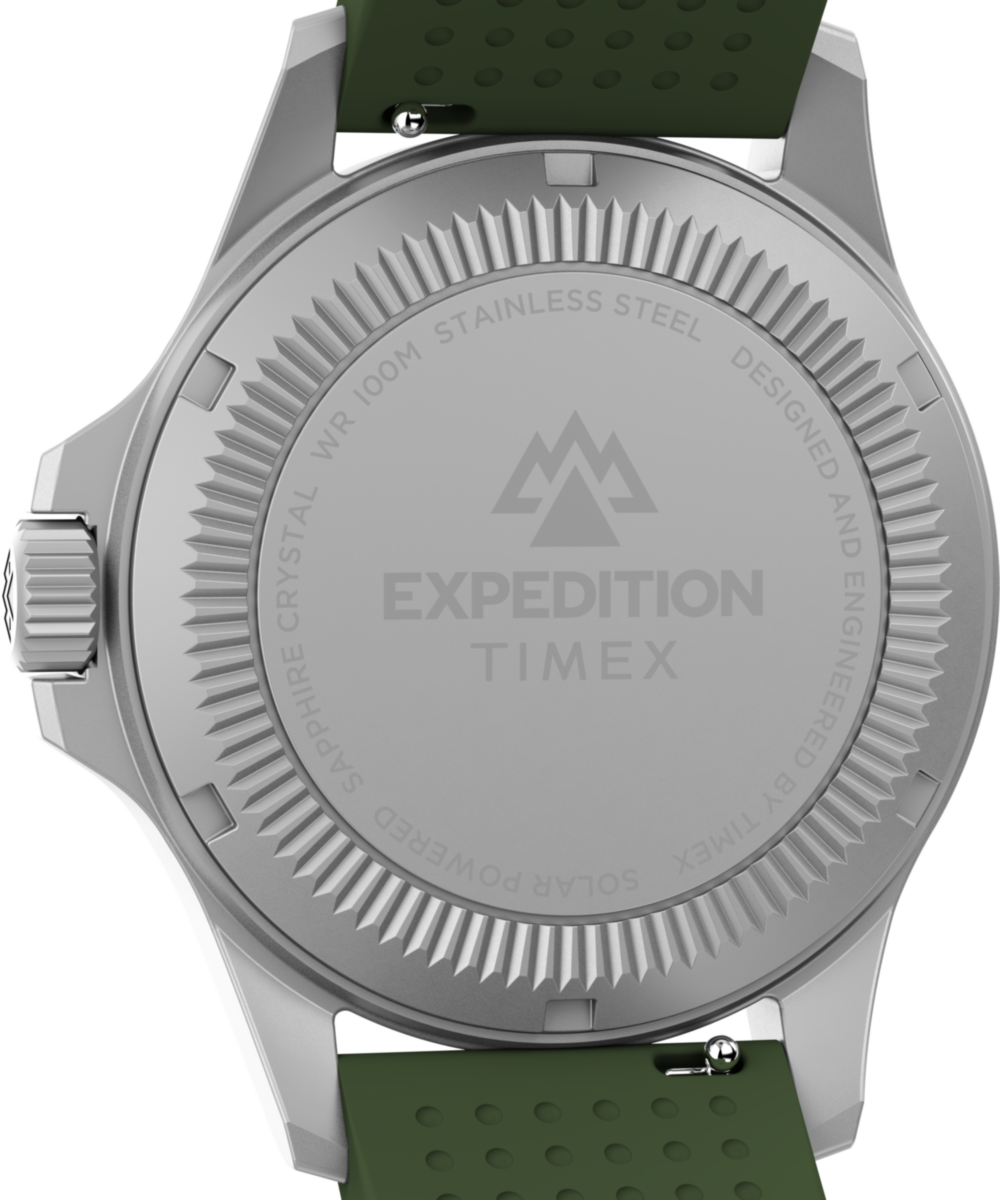 Expedition Field Post Solar 41mm Silicone Strap Watch