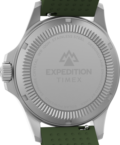 Expedition Field Post Solar 41mm Silicone Strap Watch