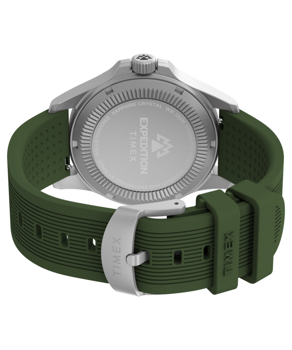 Expedition Field Post Solar 41mm Silicone Strap Watch
