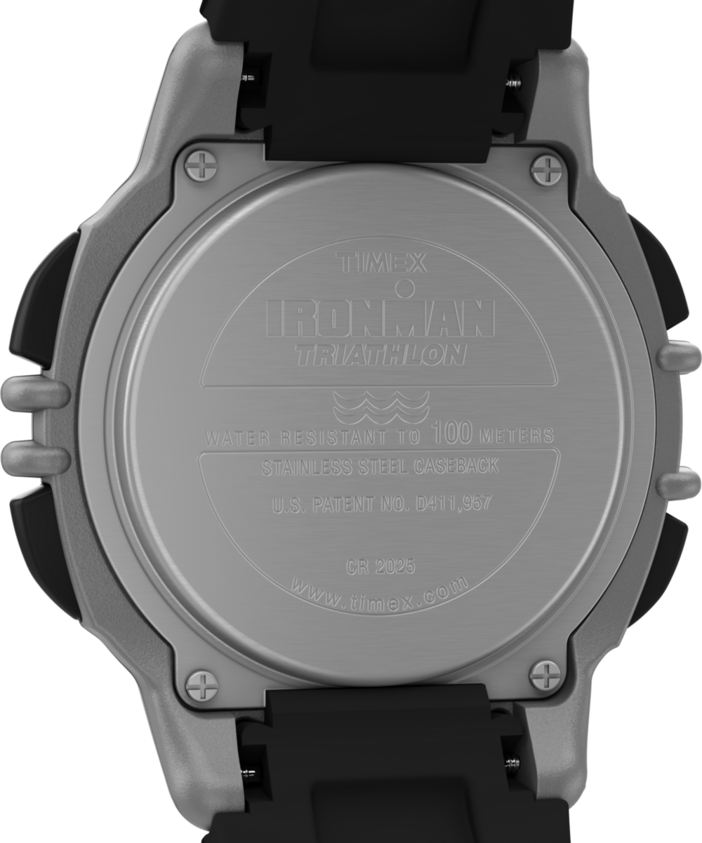 TIMEX IRONMAN Flix 100 Lap 42mm PU Strap Watch