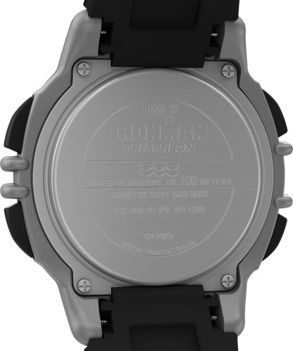 TIMEX IRONMAN Flix 100 Lap 42mm PU Strap Watch
