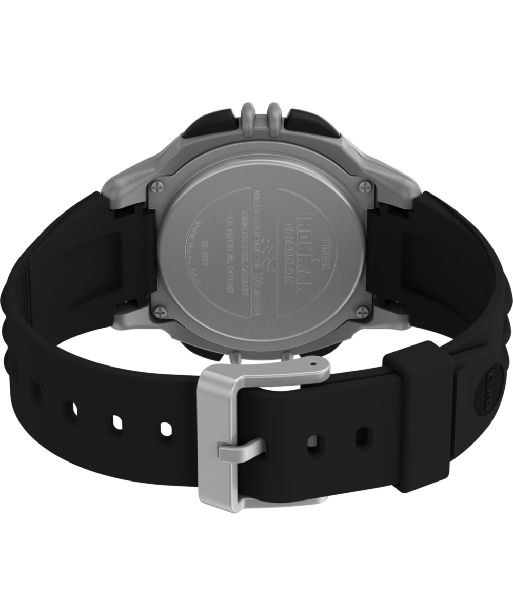 TIMEX IRONMAN Flix 100 Lap 42mm PU Strap Watch
