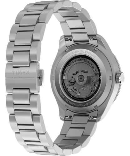 Waterbury Heritage Automatic GMT 41.5mm Stainless Steel Bracelet Watch