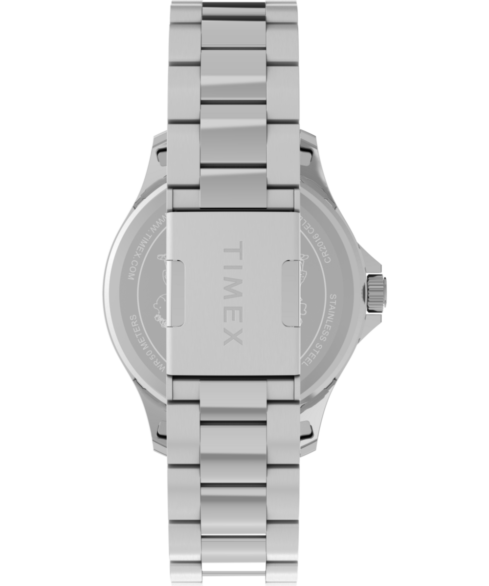 Peanuts x Timex Navi Snoopy Soccer 41mm Stainless Steel Bracelet Watc