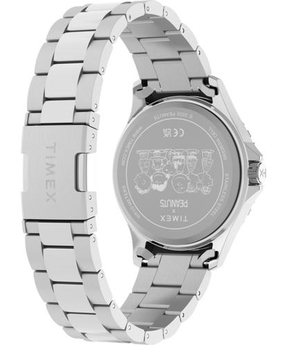 Peanuts x Timex Navi Snoopy Soccer 41mm Stainless Steel Bracelet Watc