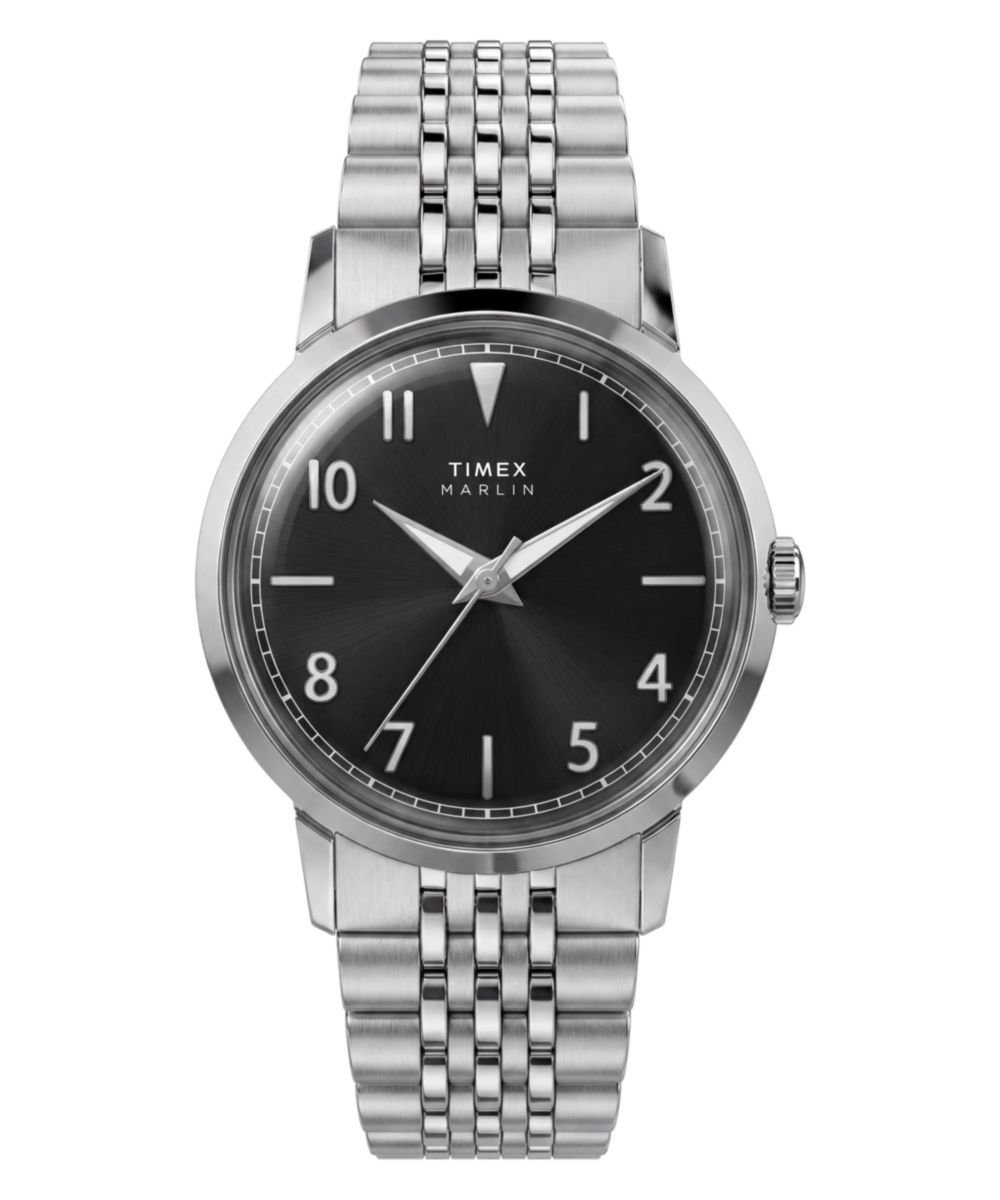 Marlin Quartz 34mm Stainless Steel Bracelet Watch