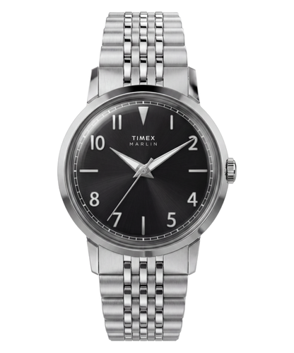 Marlin Quartz 34mm Stainless Steel Bracelet Watch