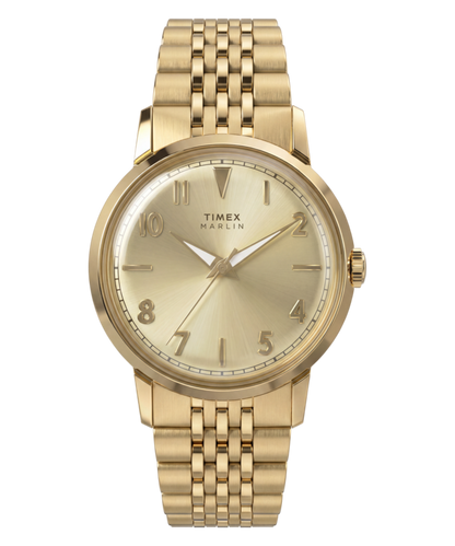 Marlin Quartz 34mm Stainless Steel Bracelet Watch