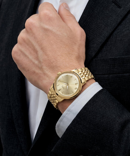 Marlin Quartz 34mm Stainless Steel Bracelet Watch