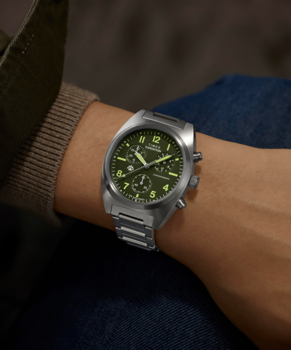 Expedition Capstone Chronograph 41mm Stainless Steel Bracelet Watch