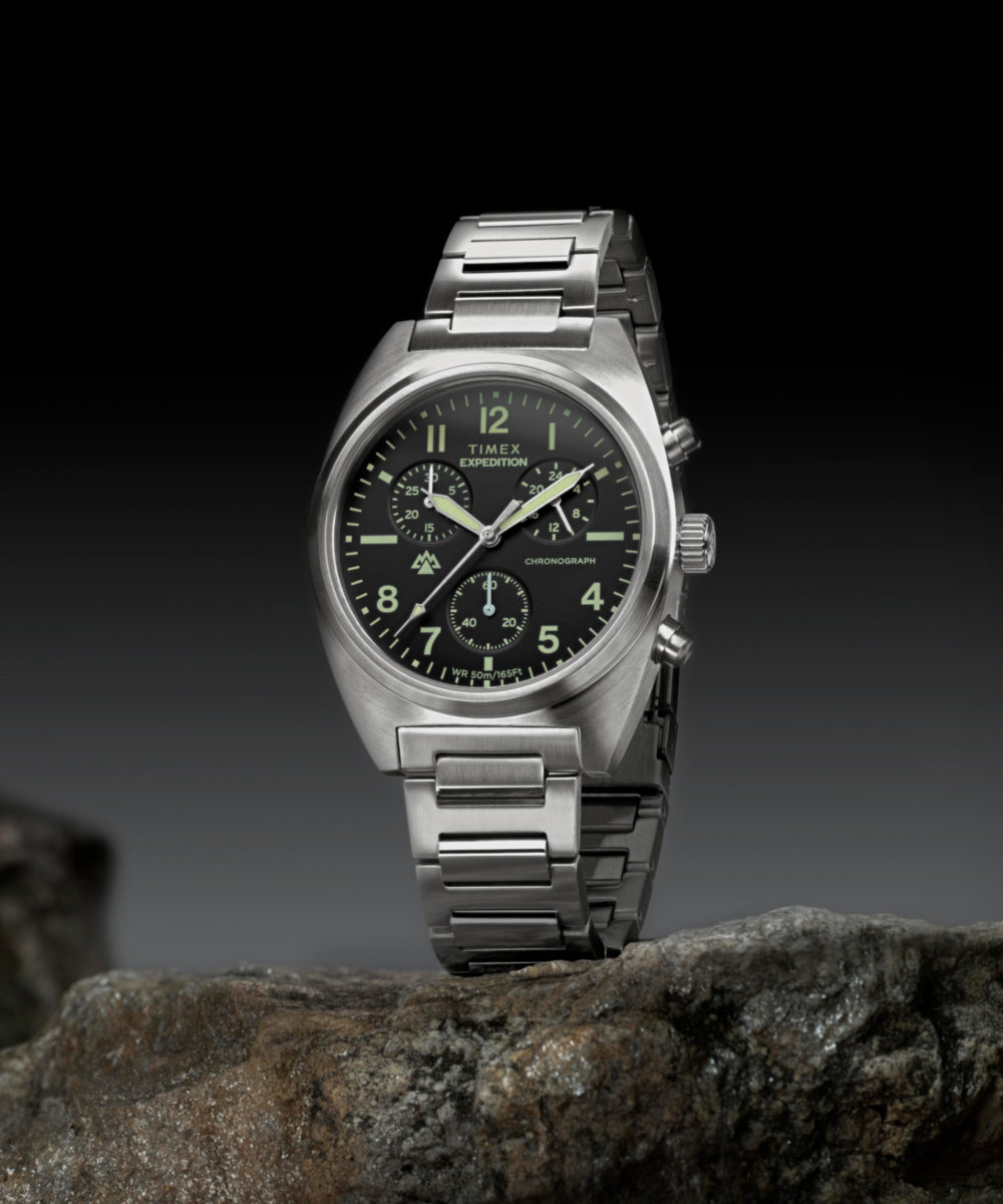 Expedition Capstone Chronograph 41mm Stainless Steel Bracelet Watch
