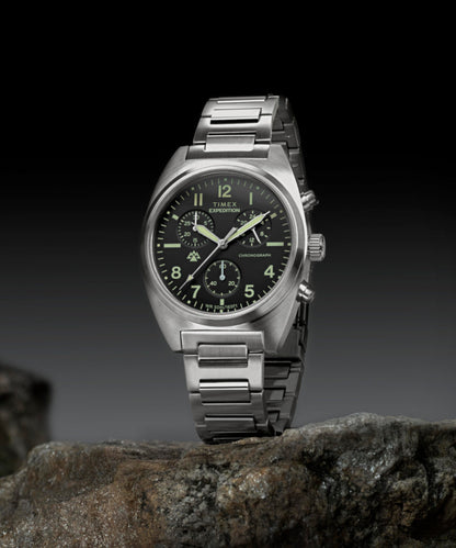 Expedition Capstone Chronograph 41mm Stainless Steel Bracelet Watch