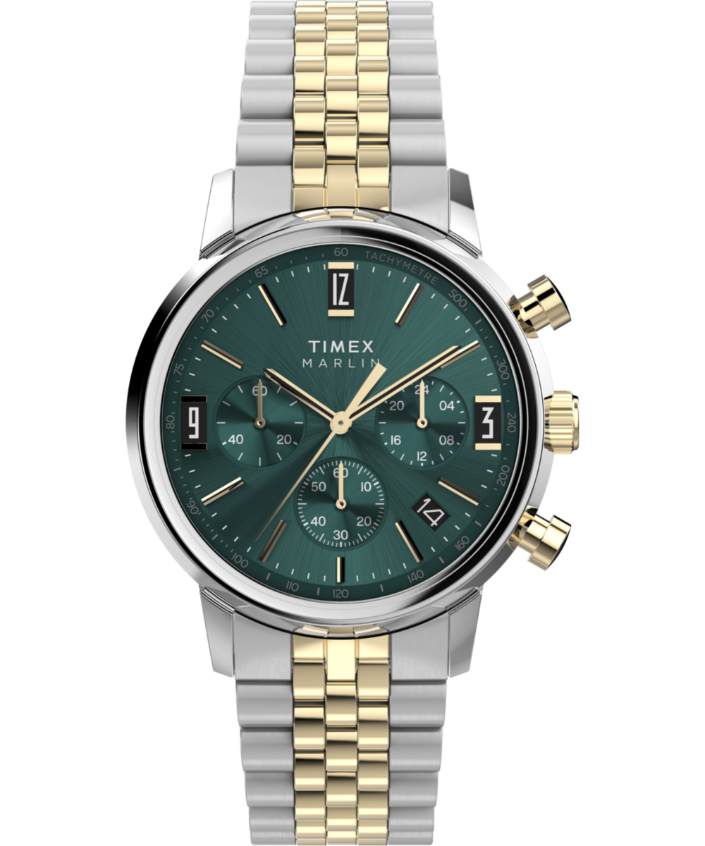 Marlin Chronograph Tachymeter 40mm Stainless Steel Bracelet Watch