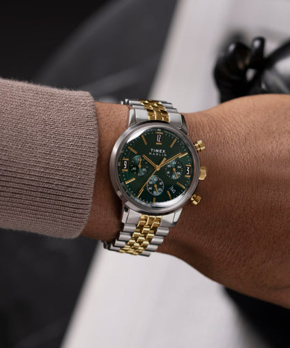 Marlin Chronograph Tachymeter 40mm Stainless Steel Bracelet Watch