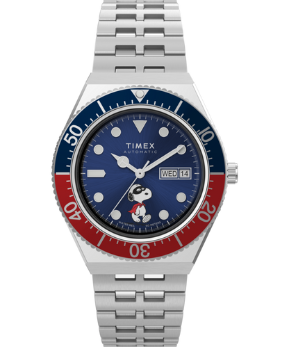 Peanuts x Timex M79 Automatic 40mm Stainless Steel Bracelet Watch