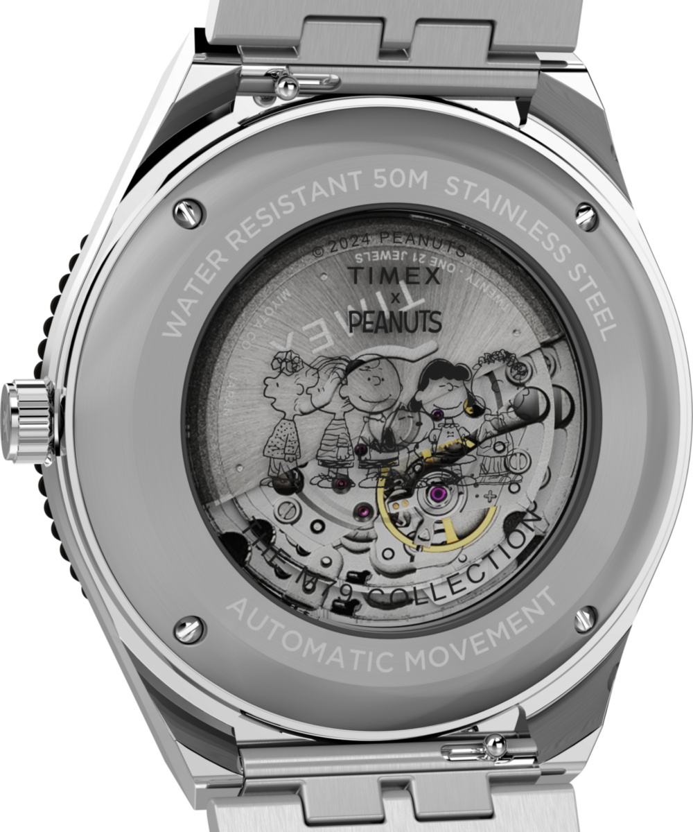 Peanuts x Timex M79 Automatic 40mm Stainless Steel Bracelet Watch