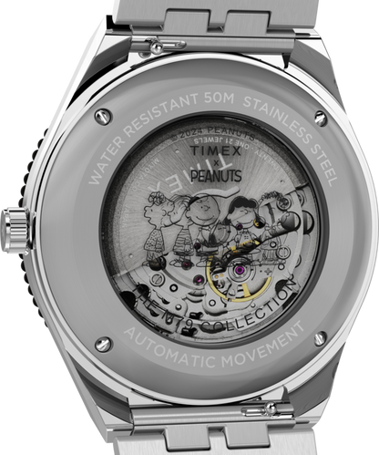 Peanuts x Timex M79 Automatic 40mm Stainless Steel Bracelet Watch