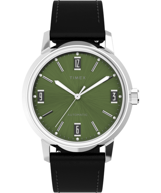 Marlin Automatic 40mm Leather Strap Watch