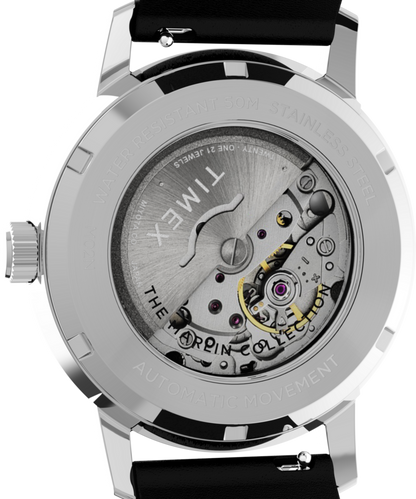Marlin Automatic 40mm Leather Strap Watch