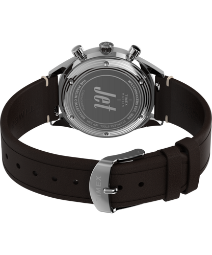 Marlin Jet Quartz Chronograph 40mm Leather Strap Watch