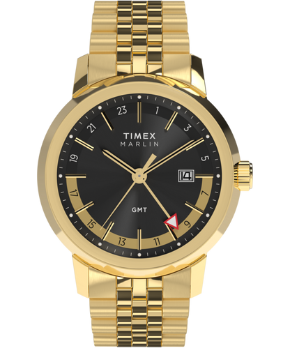 Marlin Quartz GMT 40mm Stainless Steel Bracelet Watch