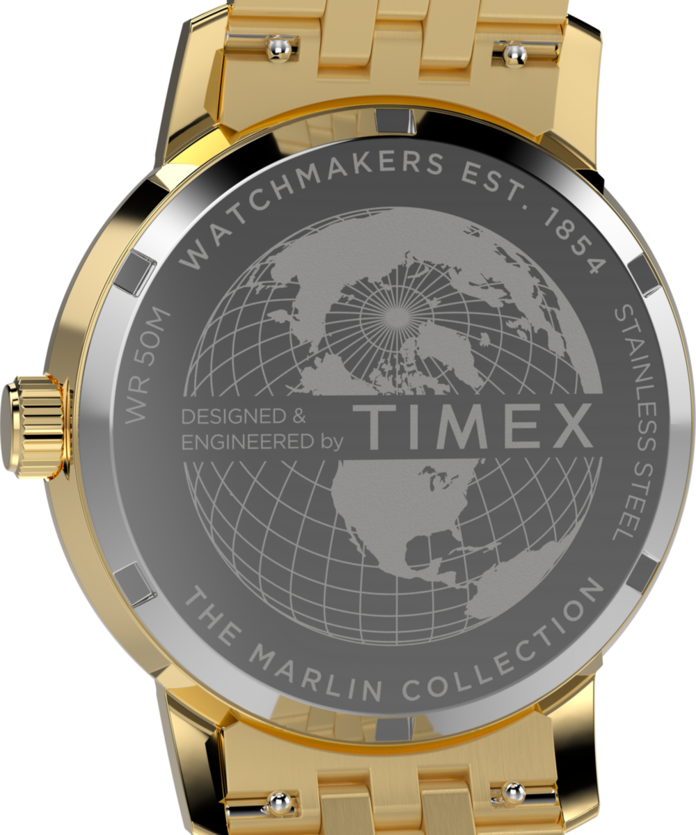 Marlin Quartz GMT 40mm Stainless Steel Bracelet Watch