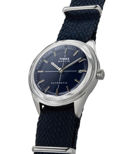 Marlin Jet Automatic 38mm Fabric Strap Watch
