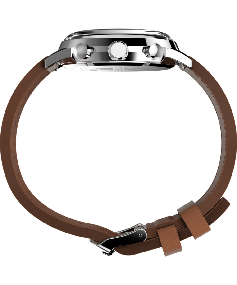 Marlin Chronograph Tachymeter 40mm Leather Strap Watch