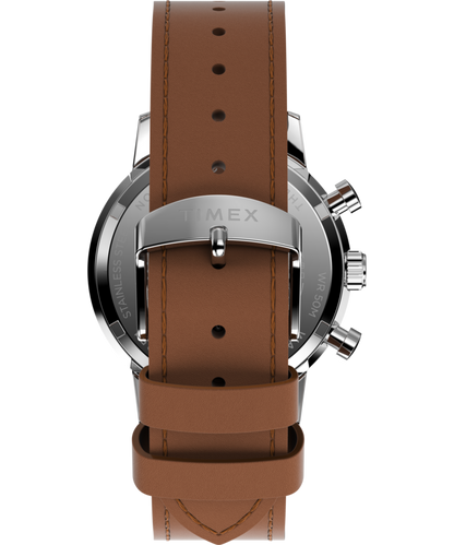 Marlin Chronograph Tachymeter 40mm Leather Strap Watch