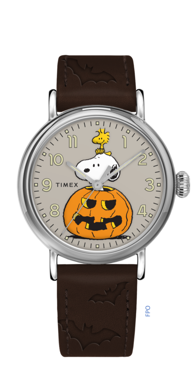 Peanuts x Timex Weekender Pumpkin 40mm Leather Strap Watch
