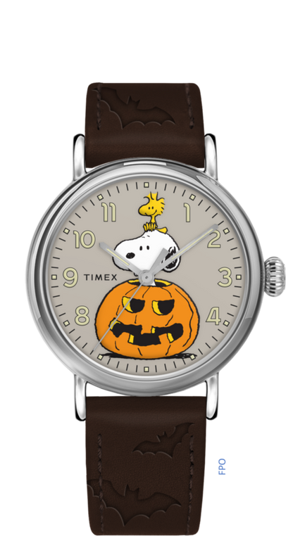 Peanuts x Timex Weekender Pumpkin 40mm Leather Strap Watch