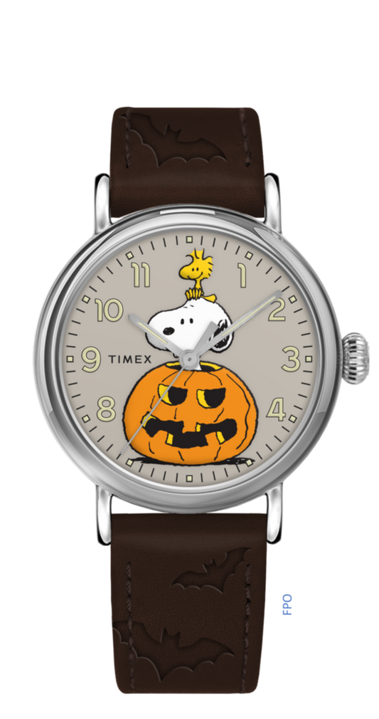 Peanuts x Timex Weekender Pumpkin 40mm Leather Strap Watch