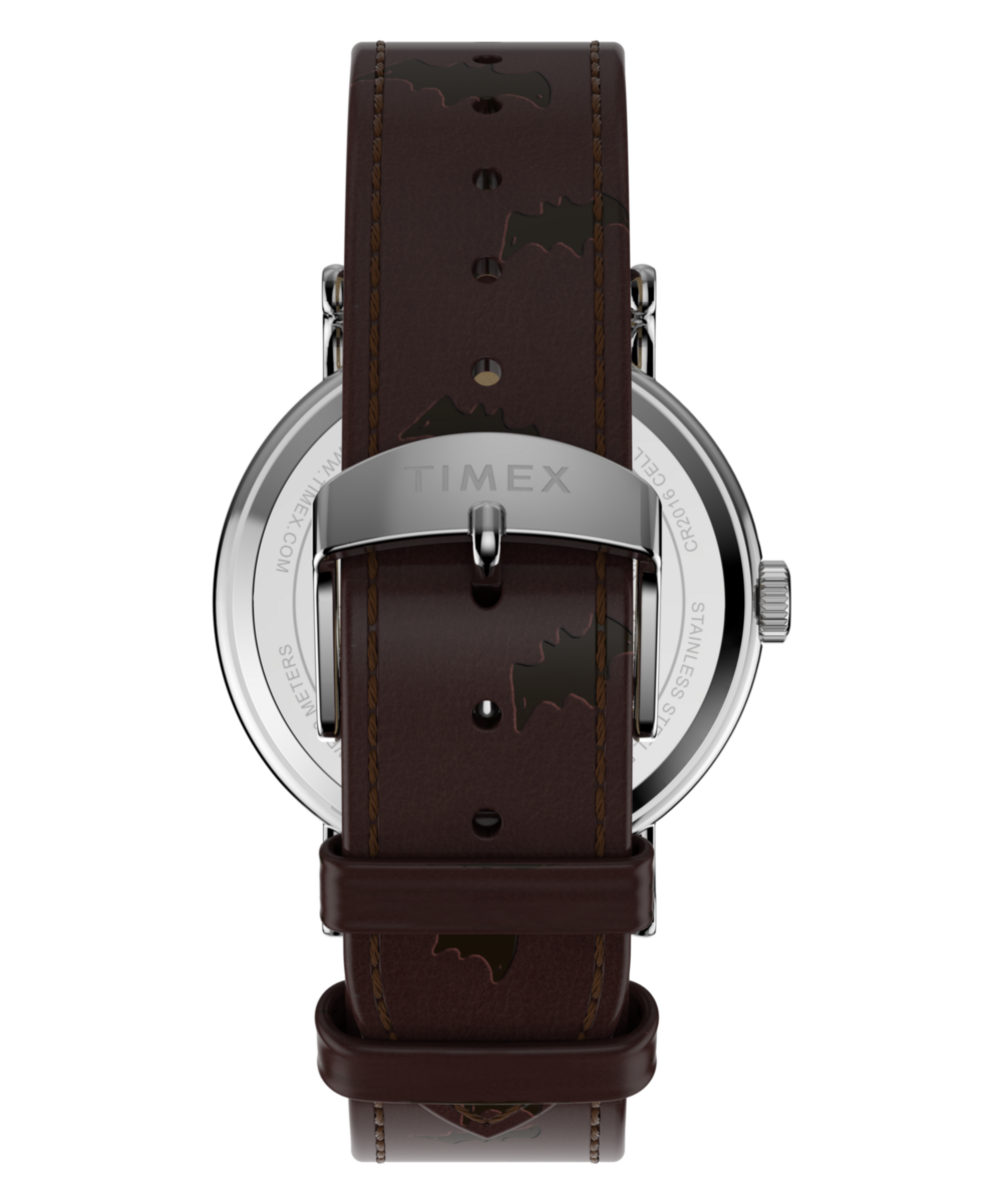 Peanuts x Timex Weekender Pumpkin 40mm Leather Strap Watch