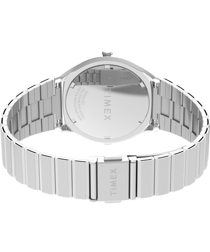 Q Timex 1975 SSQ Digital Reissue 38mm Stainless Steel Bracelet Watch