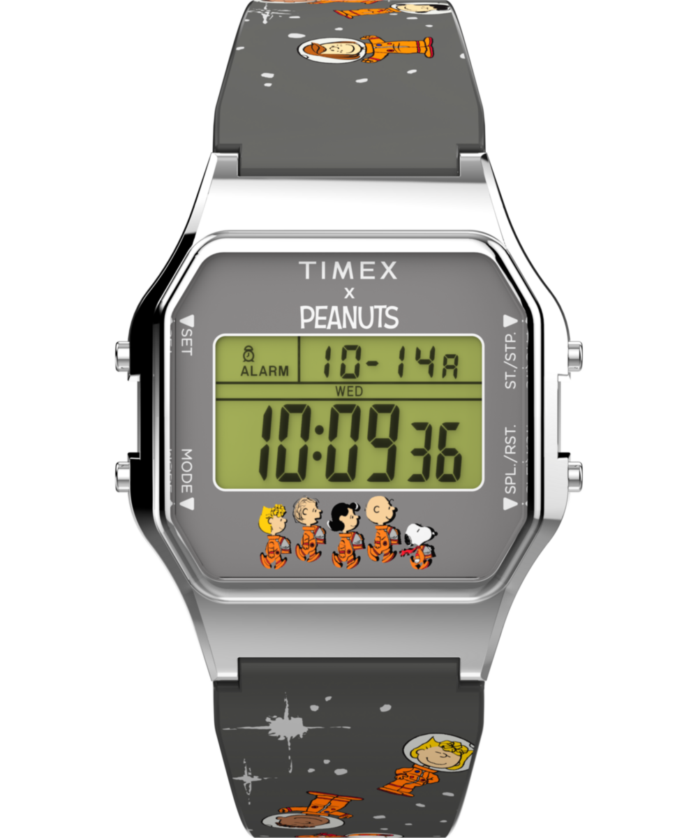 Peanuts x Timex T80 Peanuts Space 34mm Resin Strap Watch