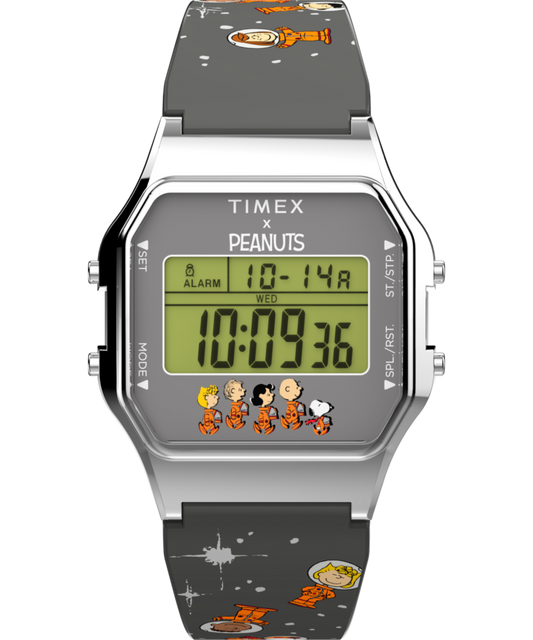 Peanuts x Timex T80 Peanuts Space 34mm Resin Strap Watch