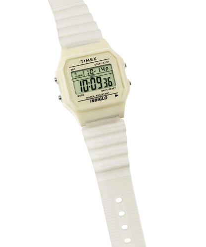Timex T80 Glow in the Dark 34mm Resin Strap Watch