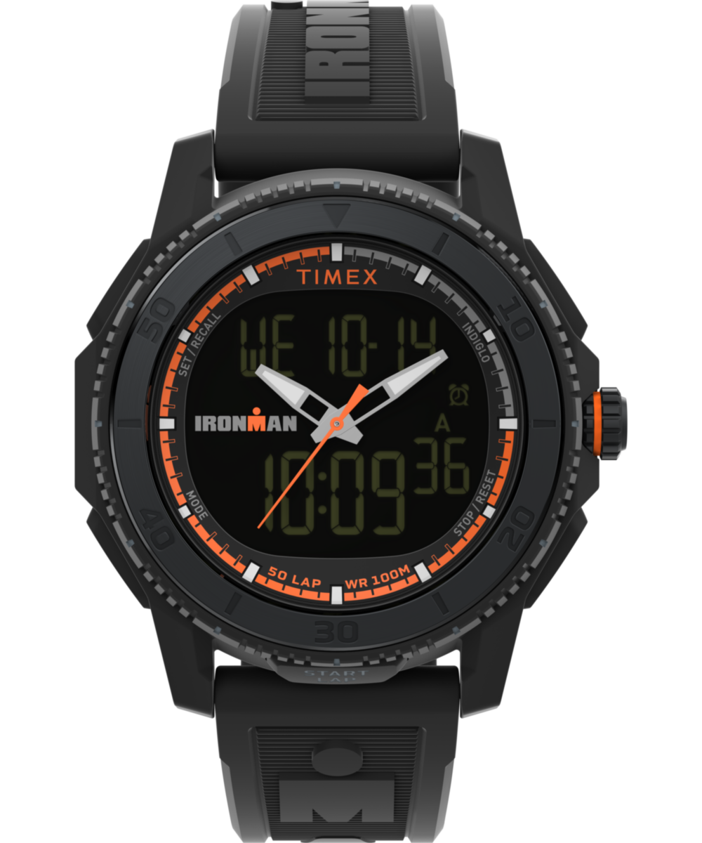 TIMEX IRONMAN Adrenaline Ana-digi 46.5mm PU Strap Watch