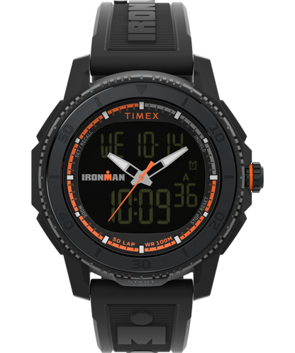TIMEX IRONMAN Adrenaline Ana-digi 46.5mm PU Strap Watch