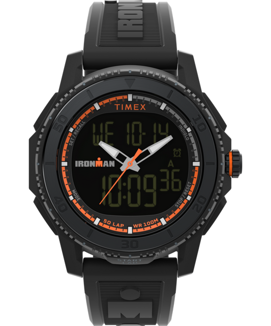 TIMEX IRONMAN Adrenaline Ana-digi 46.5mm PU Strap Watch