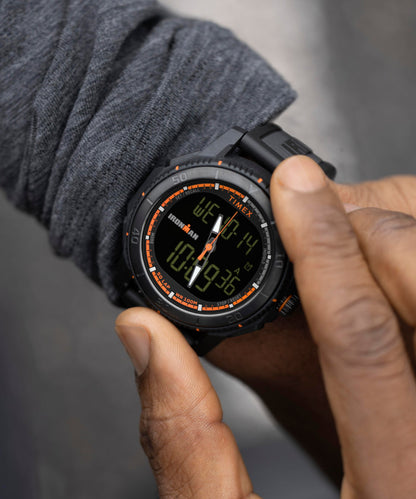 TIMEX IRONMAN Adrenaline Ana-digi 46.5mm PU Strap Watch