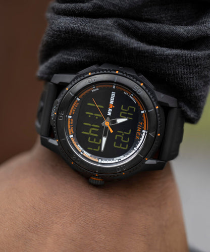 TIMEX IRONMAN Adrenaline Ana-digi 46.5mm PU Strap Watch