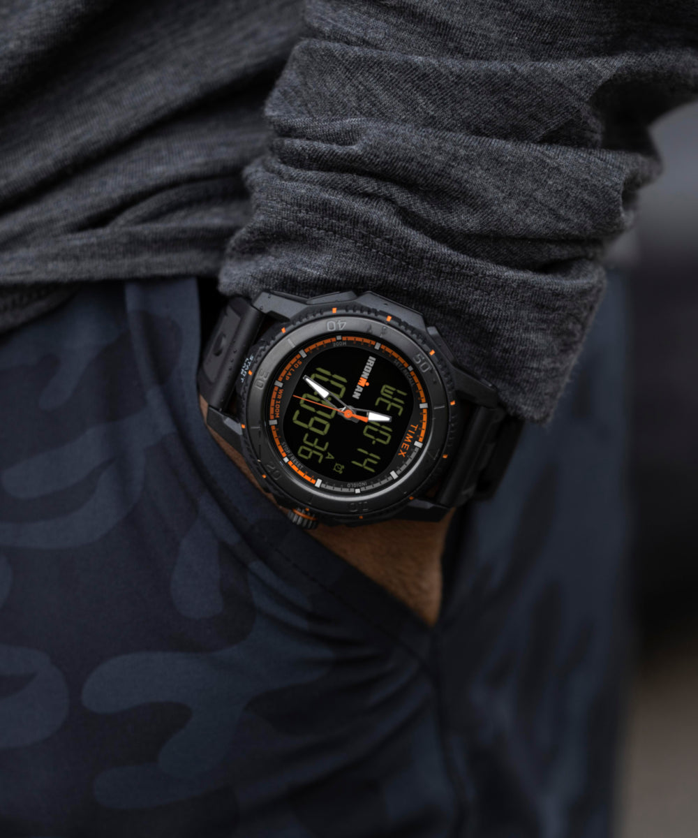 TIMEX IRONMAN Adrenaline Ana-digi 46.5mm PU Strap Watch