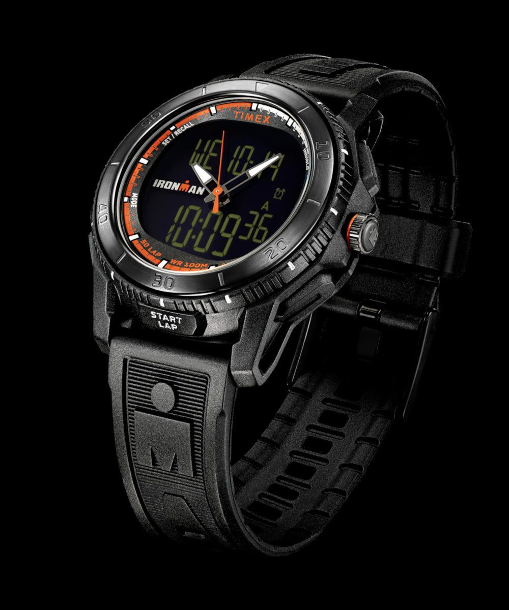 TIMEX IRONMAN Adrenaline Ana-digi 46.5mm PU Strap Watch