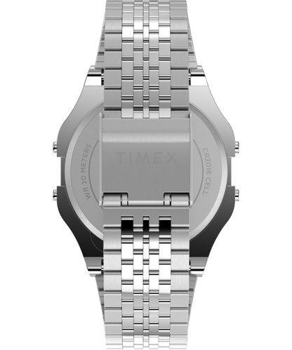 Timex T80 34mm Stainless Steel Bracelet Watch