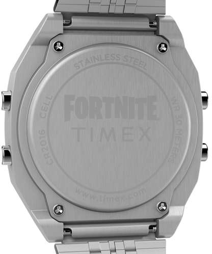 Timex x Fortnite T80 36mm Stainless Steel Bracelet Watch